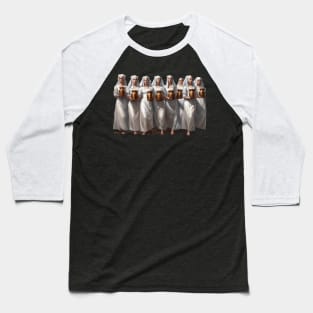 Eight Maids Milking Cut Out Baseball T-Shirt